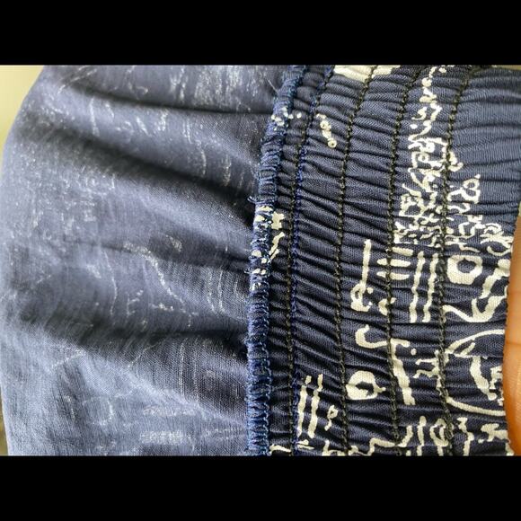 Maja blue and white map dolman sleeve top - Picture 5 of 10